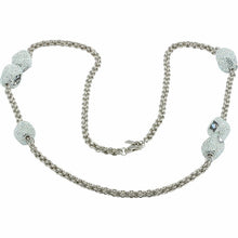 Load image into Gallery viewer, NIB$599 Atelier Swarovski Core Collection Moselle Necklace Light Blue 5229443