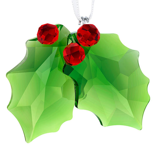 New in Box Authentic Swarovski Holly Ornament #5286155