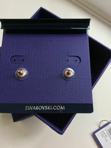 Authentic New in Box $89 Swarovski Pierced Stud Flower Earrings #5502756