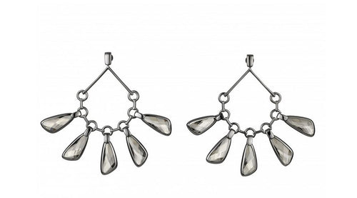 NIB $349 Atelier Swarovski Paul Andrew Chandelier Drop Pierced Earrings #5377163