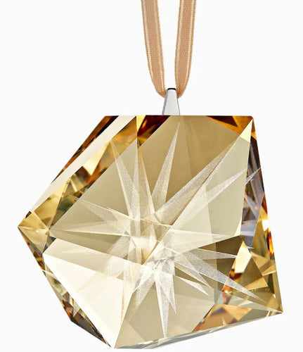 NIB Swarovski DANIEL LIBESKIND Eternal Star Hanging Ornament Golden #5514534
