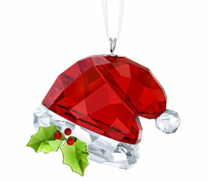 New in Box SWAROVSKI CHRISTMAS SANTA'S HAT ORNAMENT 2018 CRYSTAL 5395978