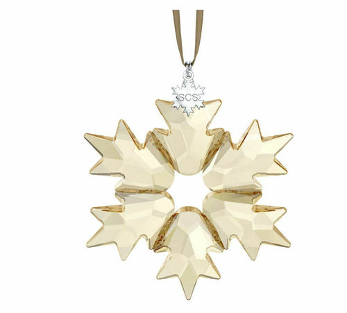 NIB $129 Swarovski SCS Christmas Extra Large Snowflake Ornament AE 2018 #5376665