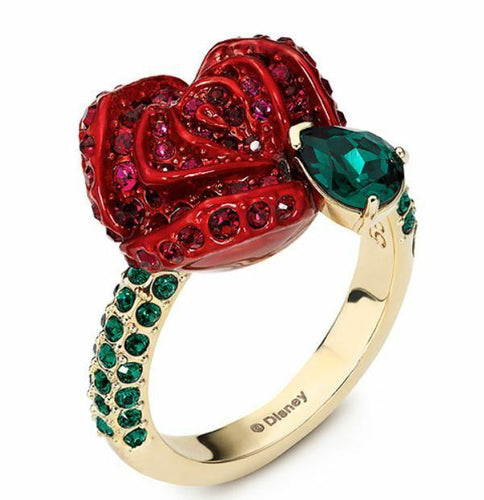 NIB$249 Atelier Swarovski Beauty and the Beast Ring Size 58/L/8 #5347387